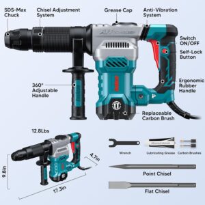 ENEACRO SDS-Max Demolition Jack Hammer for Concrete