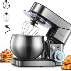 Stand Mixer FOHERE, 5.8 QT Stainless Steel Mixer