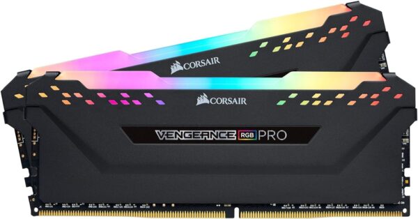 Corsair VENGEANCE RGB PRO DDR4 16GB (2x8GB) 3200MHz CL16 Intel XMP 2.0 iCUE Compatible Computer Memory