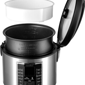 COMFEE’ Rice Cooker 10 cup uncooked, Food Steamer, Stewpot, Saute All in One (12 Digital Cooking Programs) Multi Cooker