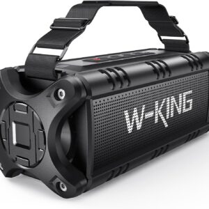 W-KING Bluetooth Speaker, 90W Peak 50W RMS IPX6 Waterproof Loud Speakers